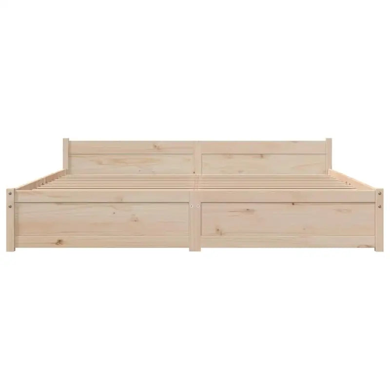 Massief hout bedframe van massief grenenhout met levering bevat - Bedden & bedframes