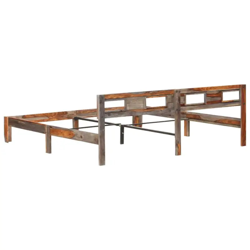 Massief houten bedframe voor een elegante en klassieke slaapkamer sfeer - 200 x 200 cm - Bedden & bedframes