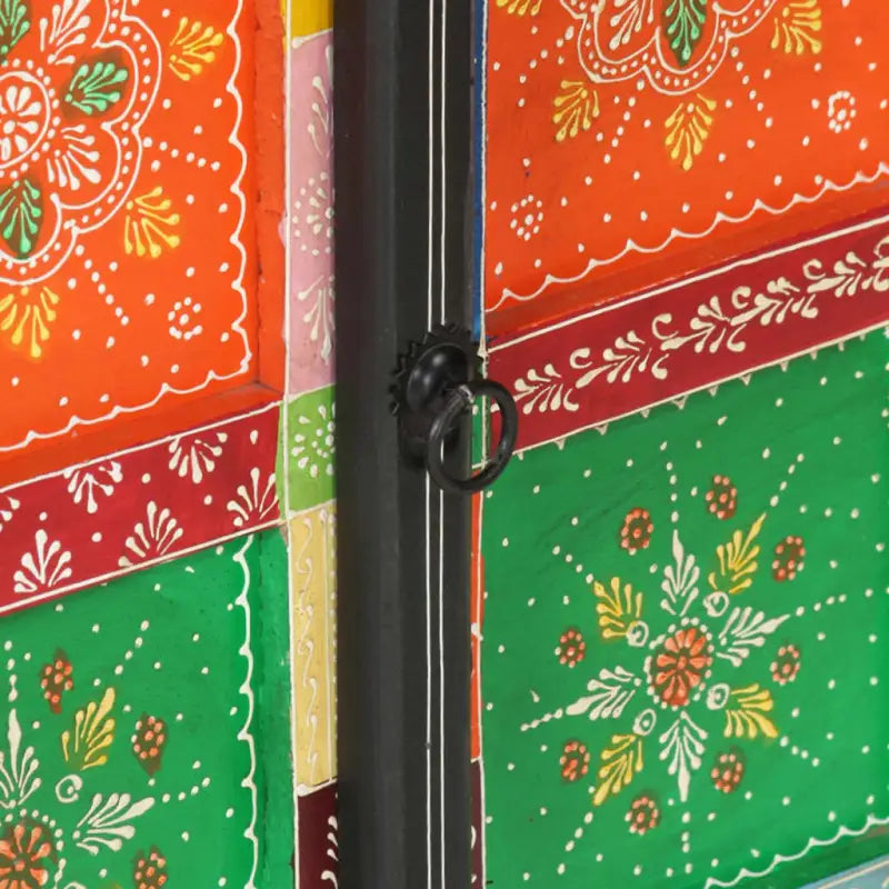 Massief mangohouten dressoir met kleurrijk ontwerp voor je interieur - 1 / 53 cm - Dressoirs & buffetkasten