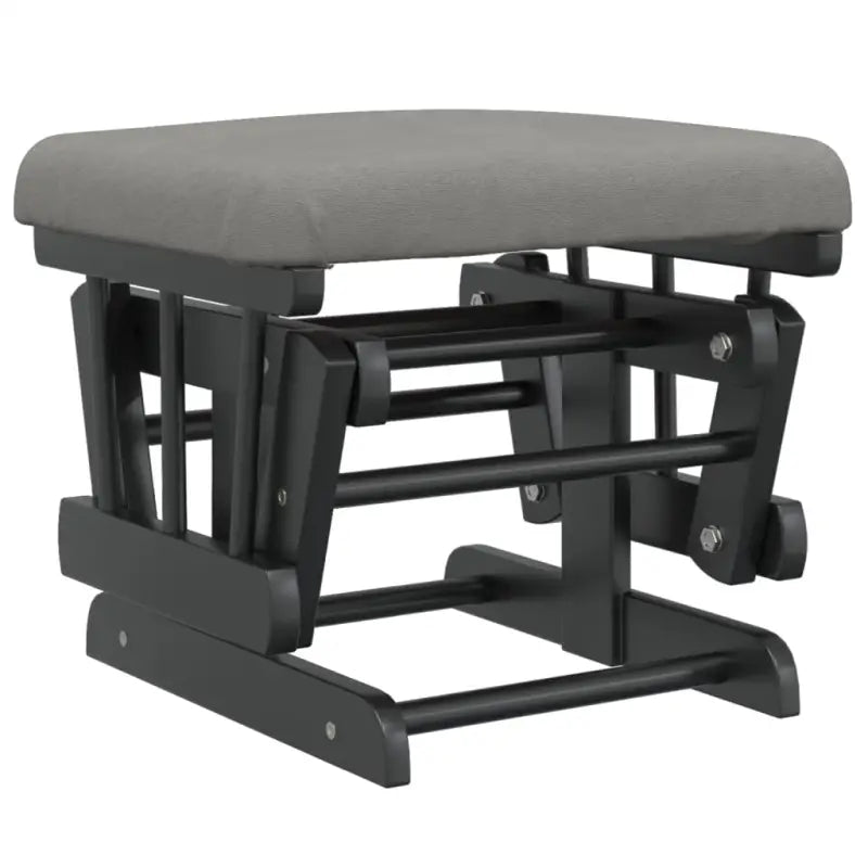 Massief Rubberwood Schommelstoel met Footrest voor Ontspanning en Voeden - Schommelstoelen