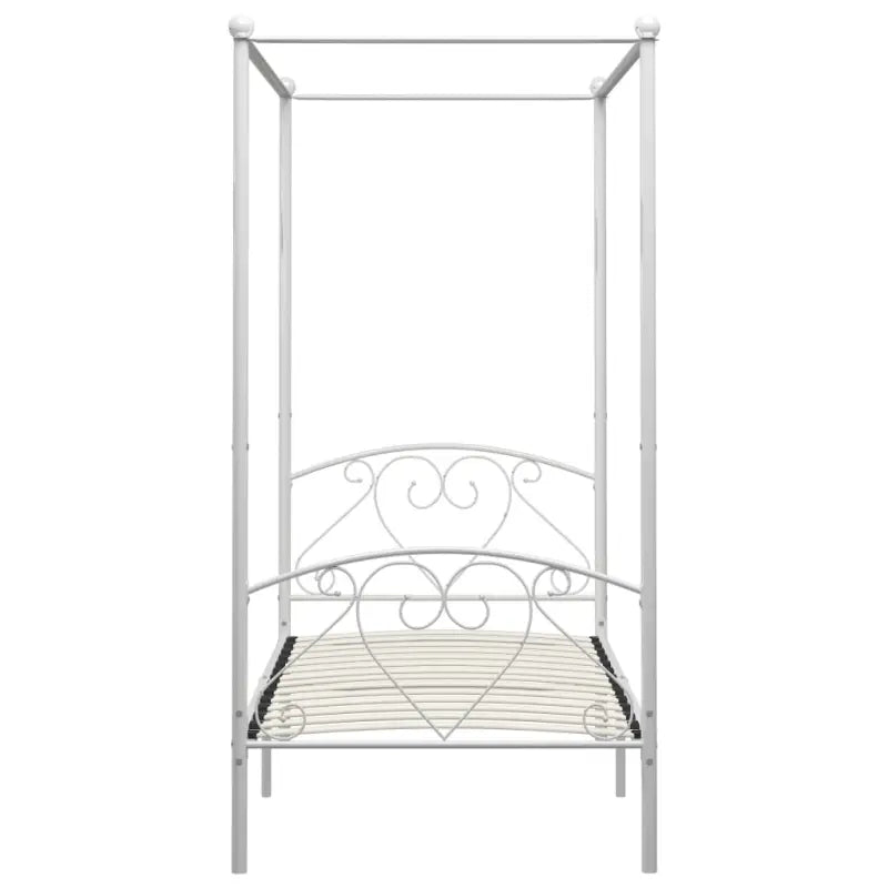Metaal Hemelbedframe met Gordijnophang voor Een Elegante Slaapkamer - Bedden & bedframes