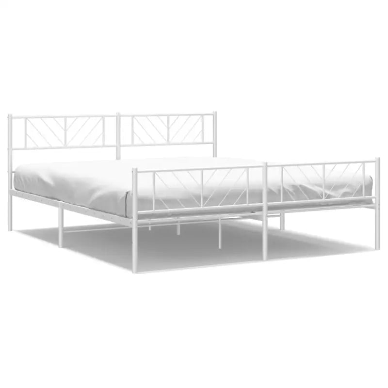 Metalen bedframe met extra opbergruimte en stevige metalen latten - Bedden & bedframes
