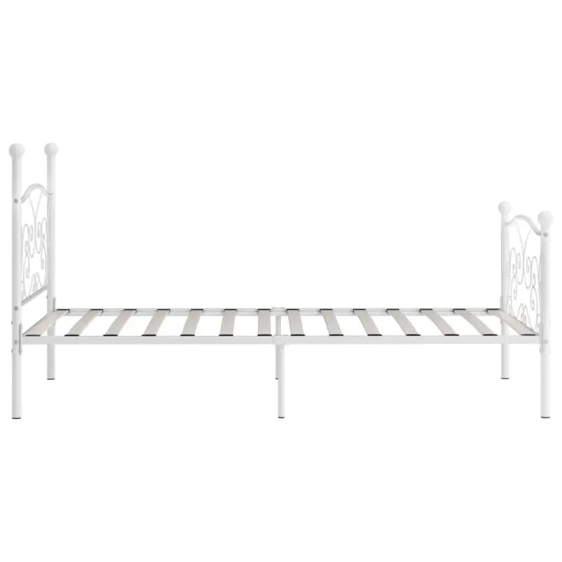Metalen Bedframe met Massieve Constructie en Comfortabele Lattenbodem - Bedden & bedframes