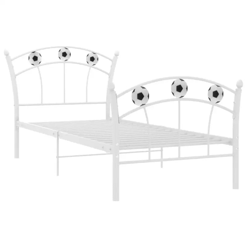 Metalen bedframe met voetbaldesign voor een heerlijke nachtrust - Bedden & bedframes