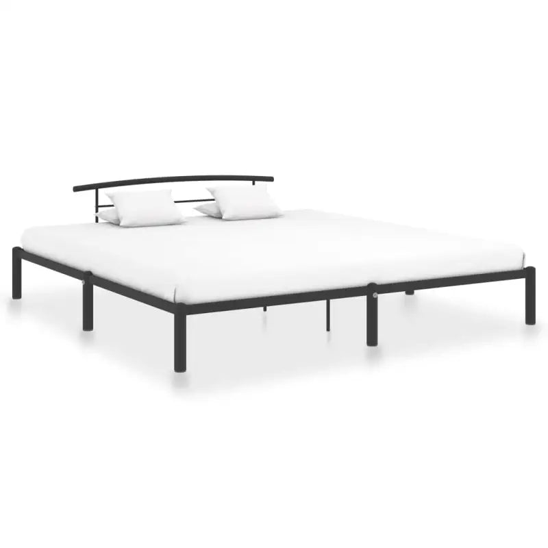 Metalen bedframe voor een elegante en comfortabele slaapkamer sfeer - Zwart / 180 x 200 cm - Bedden & bedframes