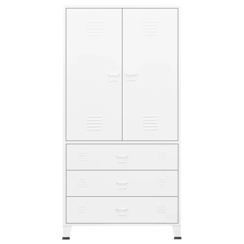 Metalen Kledingkast voor Gemakkelijk Schoon en Industrieel Interieur - Kledingkasten