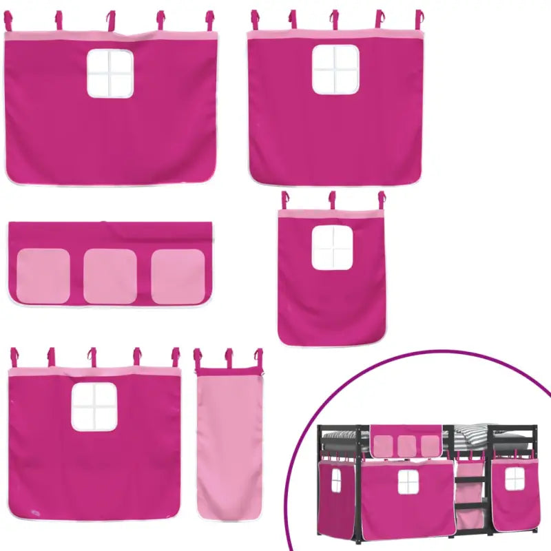 Metalen stapelbed in massief grenenhout voor compacte slaapkamers - Bedden & bedframes