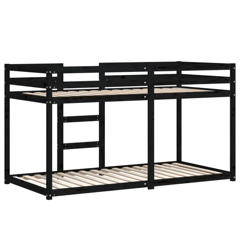 Metalen stapelbed in massief grenenhout voor kinderen jonger - Bedden & bedframes