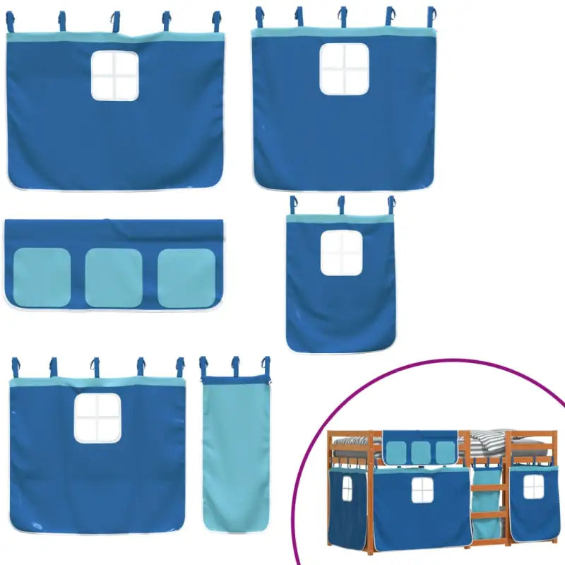 Metalen stapelbed van massief grenenhout voor een compacte kamer - Bedden & bedframes