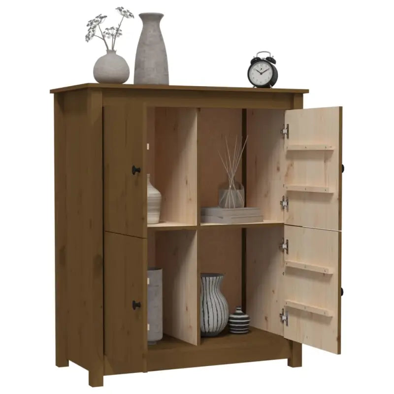Minimalistisch dressoir van massief grenenhout voor een natuurlijk interieur - Dressoirs & buffetkasten