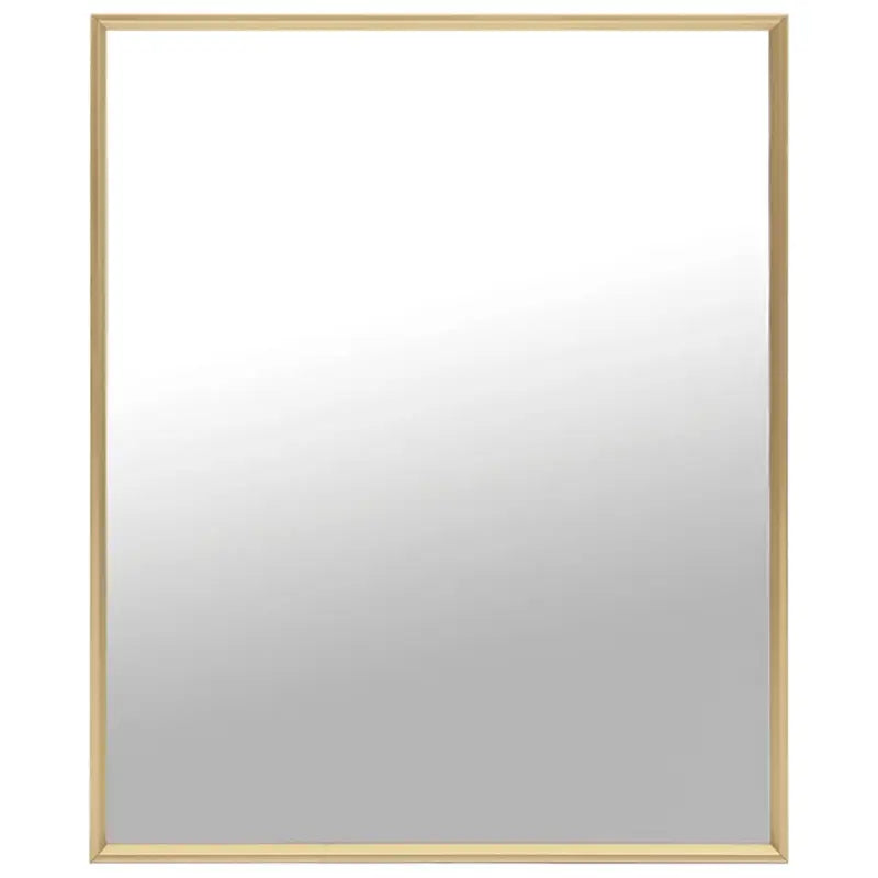 Minimalistische spiegel met glas en PVC-frame voor thuisdecoratie - Goud / 70 x 50 cm / 1 - Spiegels