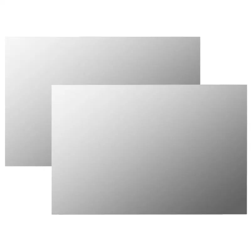 Minimalistische wandspiegel voor een ruimere uitstraling - 60 x 40 cm / 2 / zonder LED - Spiegels