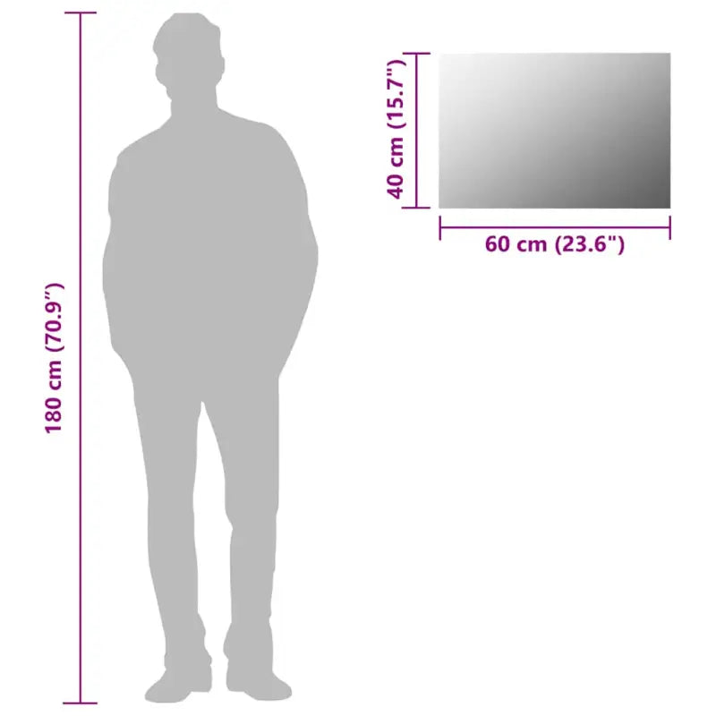 Minimalistische wandspiegel voor een ruimere uitstraling - Spiegels