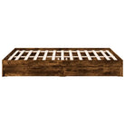 Modern bedframe met lades van bewerkt hout voor een stijlvolle slaapkamer - Bedden & bedframes