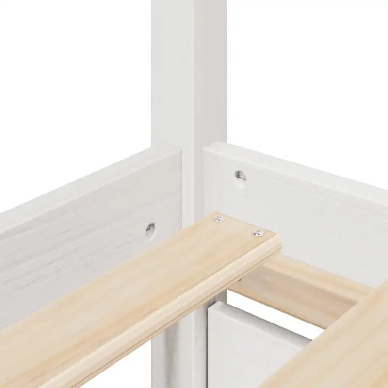 Modern bedframe met lades van massief grenenhout en multiplex lattenbodem - Bedden & bedframes