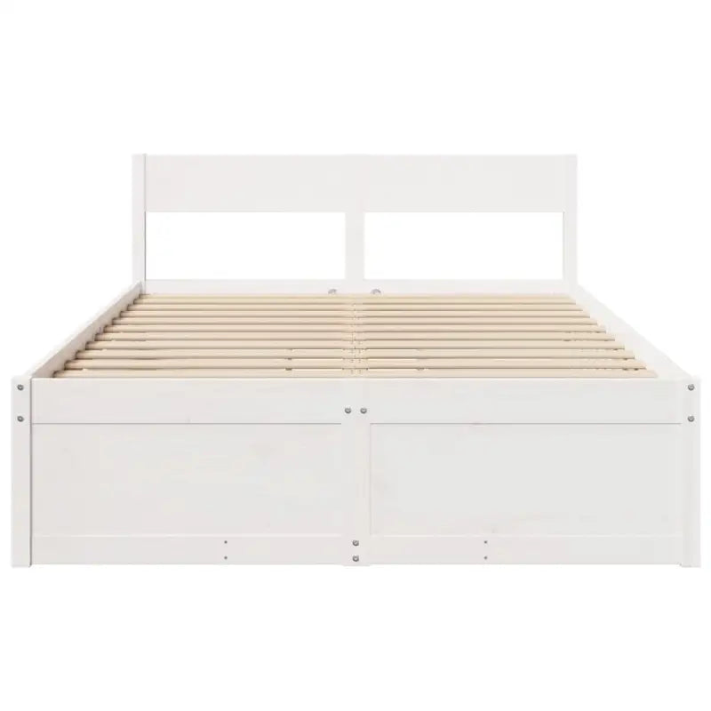 Modern bedframe met lades van massief grenenhout en multiplex lattenbodem - Bedden & bedframes