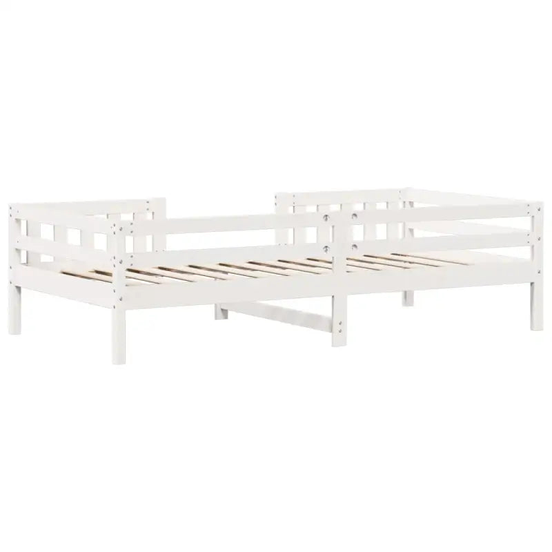 Modern bedframe met multiplex lattenbodem in massief grenenhout - Bedden & bedframes