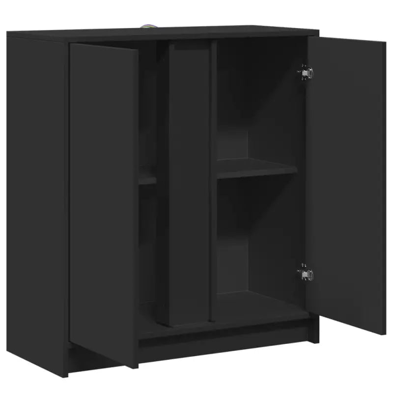 Modern dressoir met rgb led-verlichting en bewerkt hout for een stijlvol interieur - Dressoirs & buffetkasten