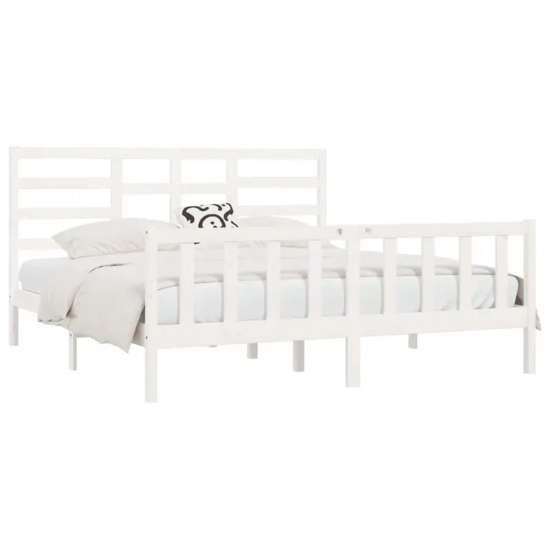 Modern houten bedframe van massief grenenhout met levering bevat - Bedden & bedframes