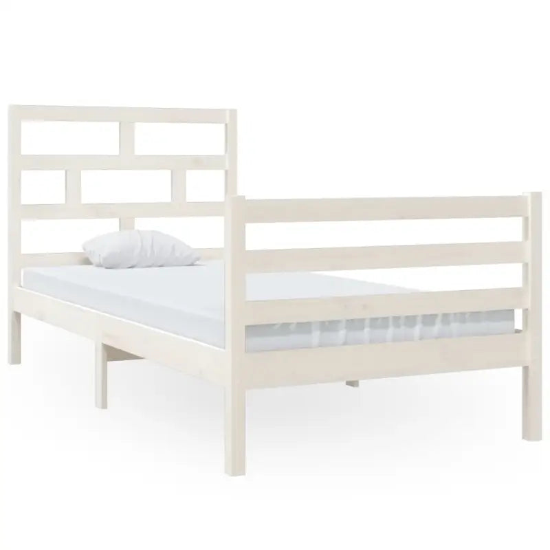 Modern houten bedframe van massief grenenhout met levering bevat - Bedden & bedframes