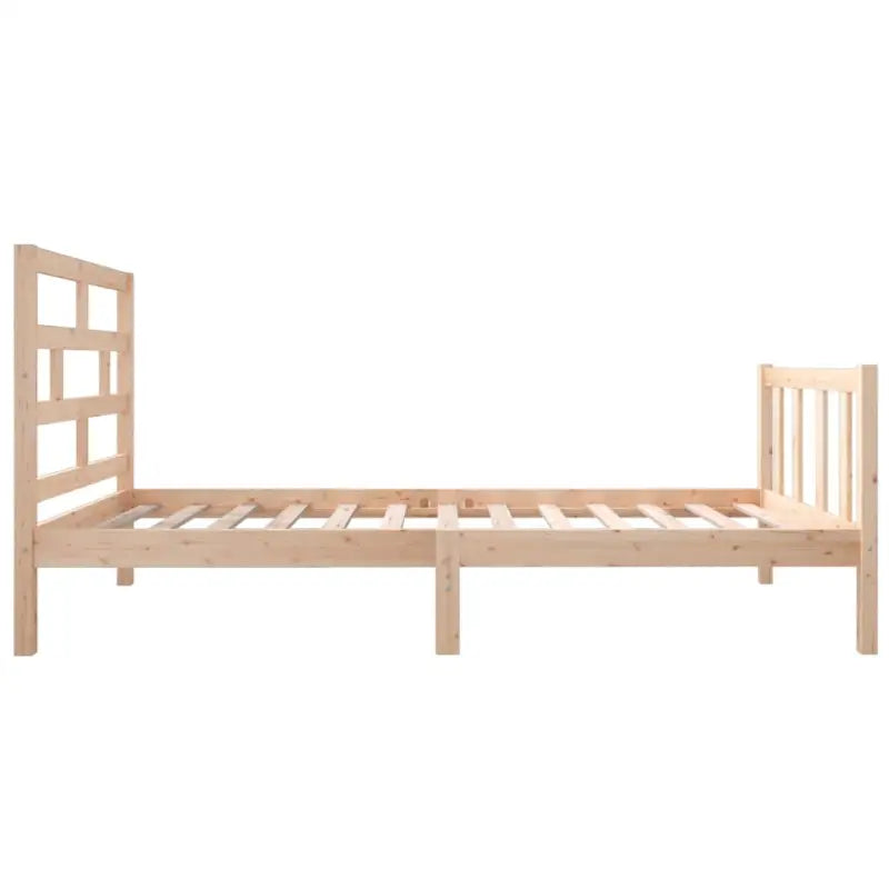 Modern houten bedframe van massief grenenhout met levering bevat - Bedden & bedframes