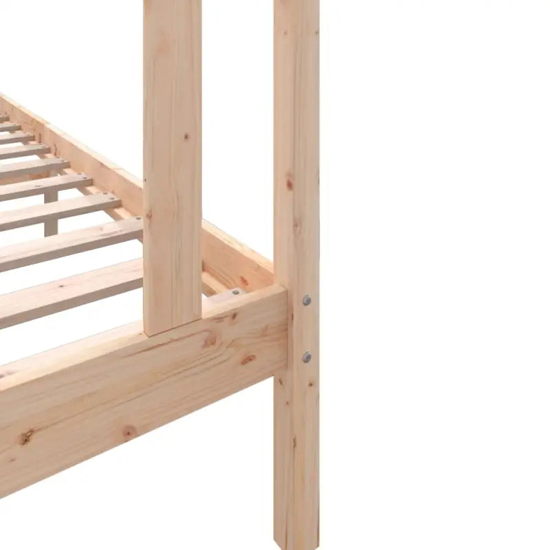 Modern houten bedframe van massief grenenhout met levering bevat - Bedden & bedframes