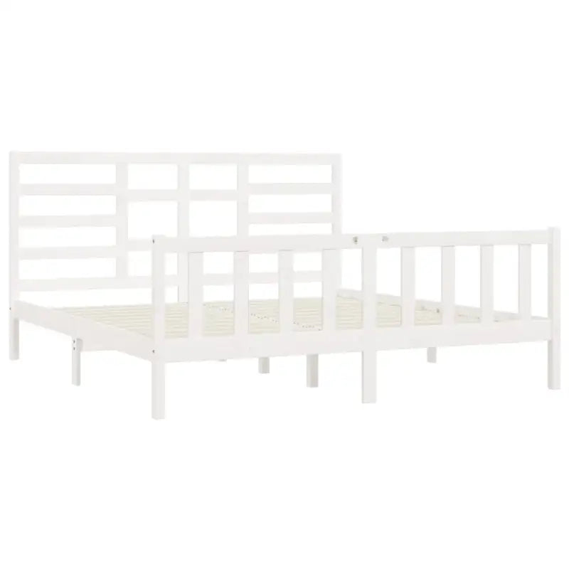Modern houten bedframe van massief grenenhout met levering bevat - Bedden & bedframes