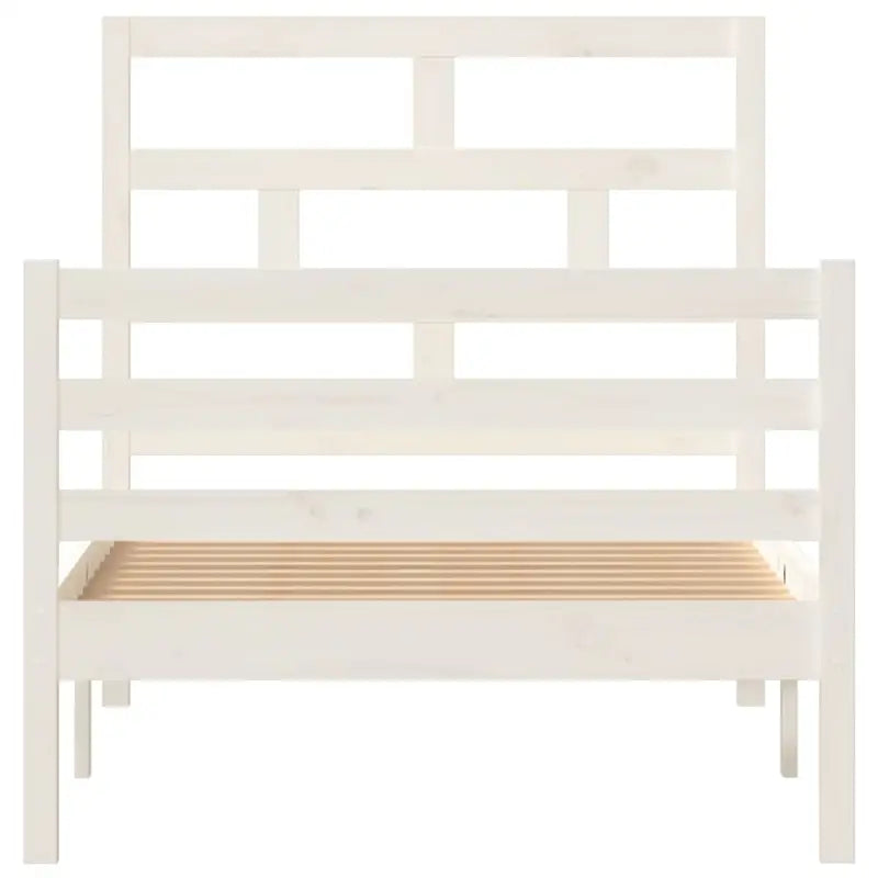 Modern houten bedframe van massief grenenhout met levering bevat - Bedden & bedframes