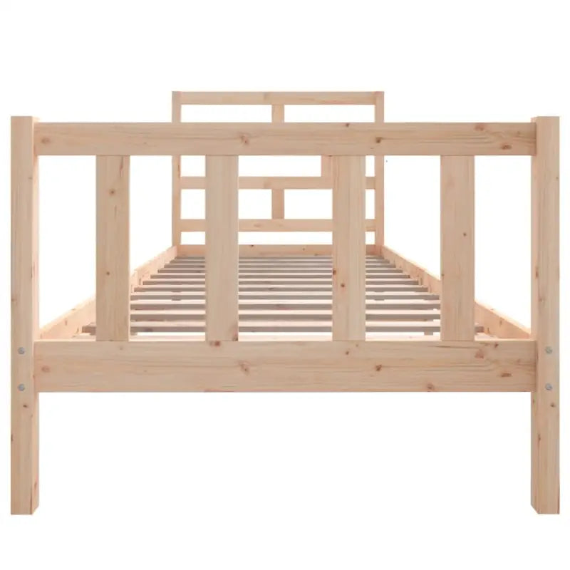 Modern houten bedframe van massief grenenhout met levering bevat - Bedden & bedframes