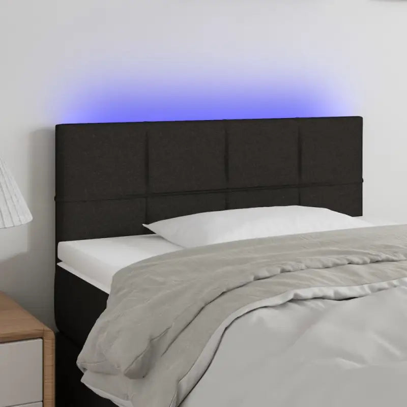 Modern LED Hoofdborden voor een stijlvolle slaapkamer uitstraling - Zwart / 80 x 5 x 78/88 cm / 1 - Hoofdborden
