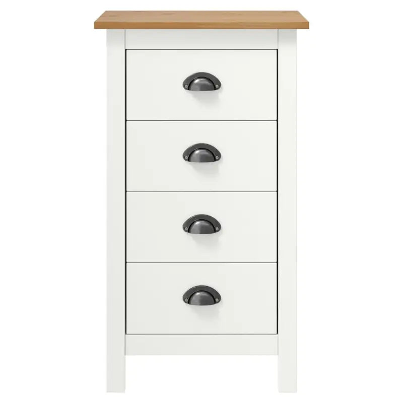 Moderne buffetkast van massief grenenhout met vier lades - Dressoirs & buffetkasten