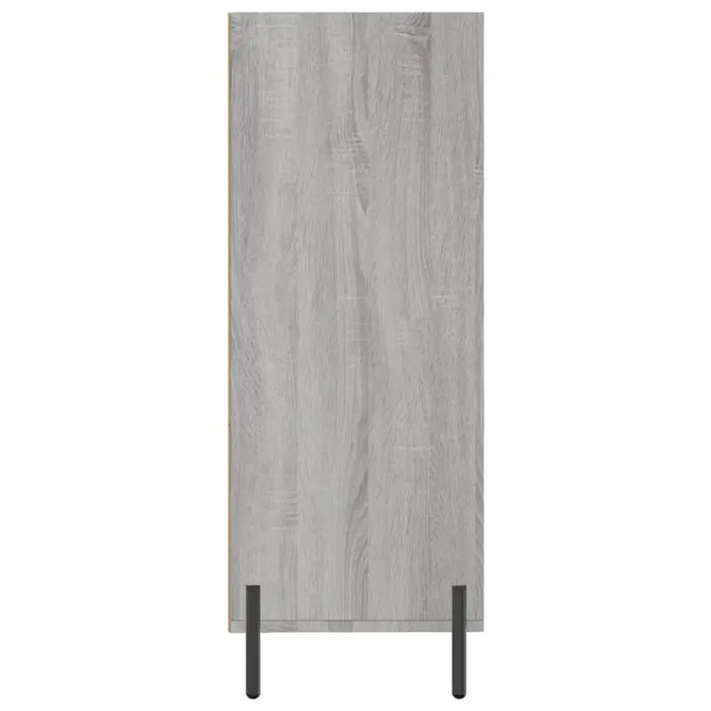 Moderne dressoir met grijs Sonoma eikenafwerking en metalen poten - Dressoirs & buffetkasten