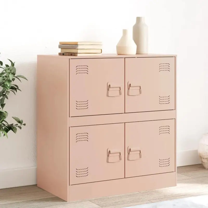 Moderne Dressoir met koudgewalst staal en praktisch design - Roze / 1 - Dressoirs & buffetkasten