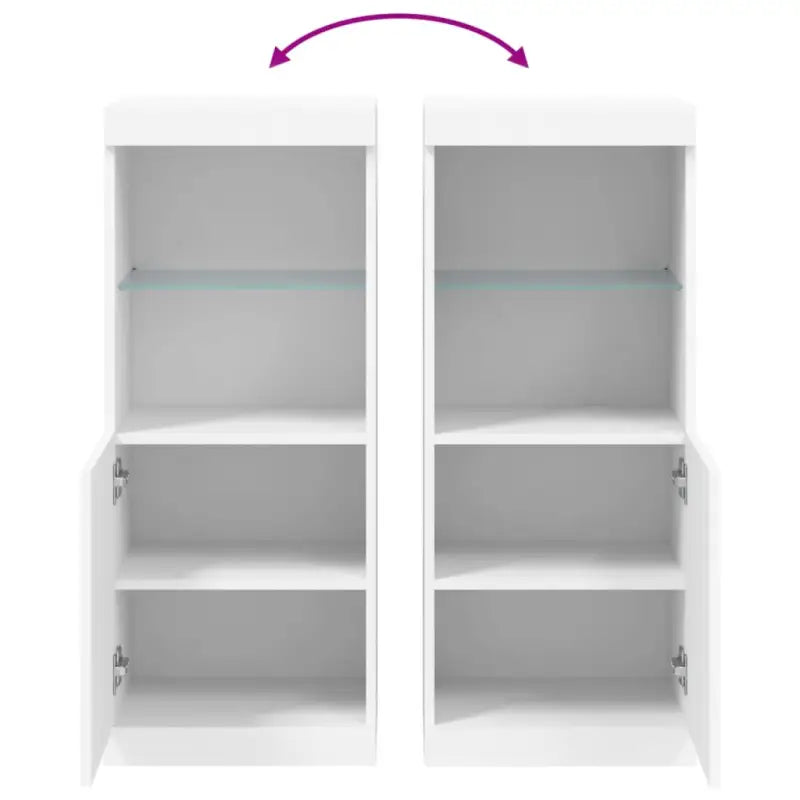 Moderne dressoir met LED-verlichting en duurzaam bewerkt hout - Dressoirs & buffetkasten