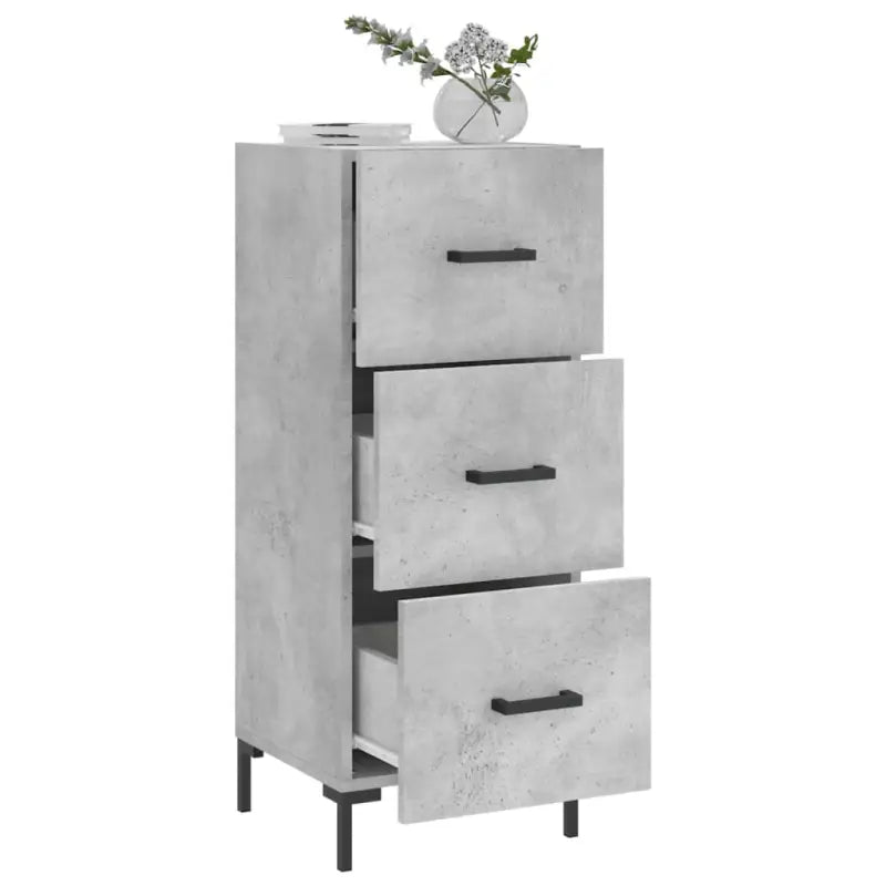 Moderne Dressoir met Metalen Poten en Behandeld Hout - Dressoirs & buffetkasten