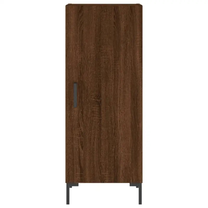 Moderne dressoir met metalen poten en bewerkt hout - Dressoirs & buffetkasten