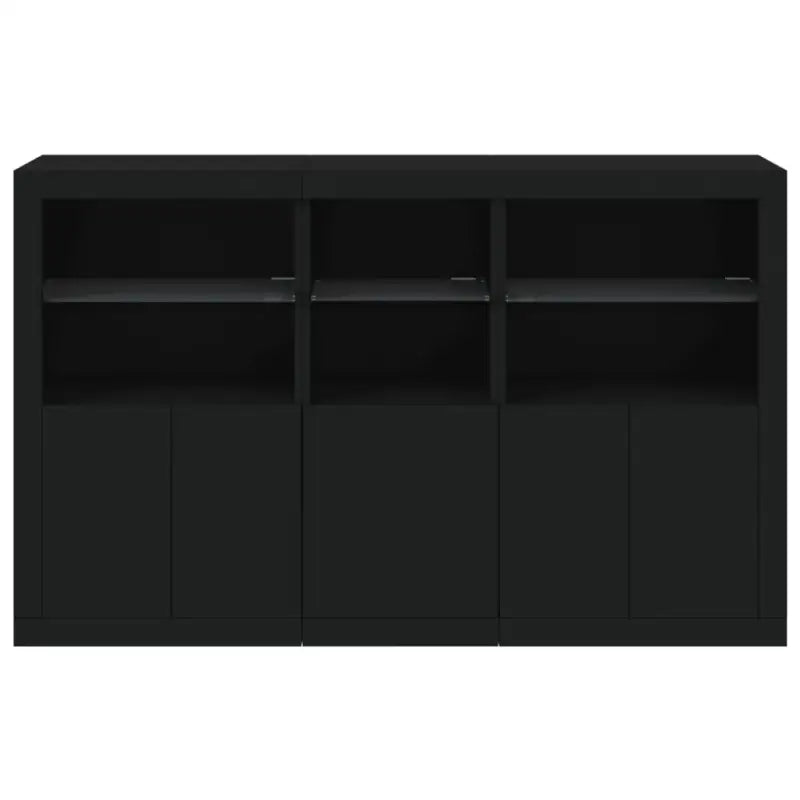 Moderne dressoir met rgb led-verlichting en duurzaam bewerkt hout - Dressoirs & buffetkasten