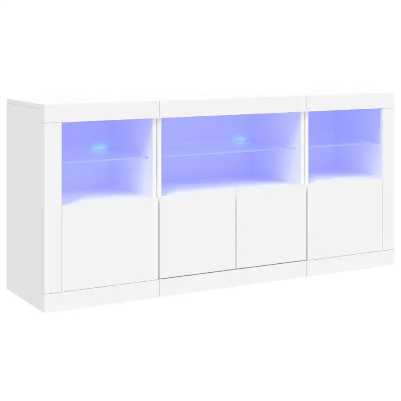 Moderne dressoir met rgb led-verlichting en duurzame bewerkte houtstijl - Dressoirs & buffetkasten