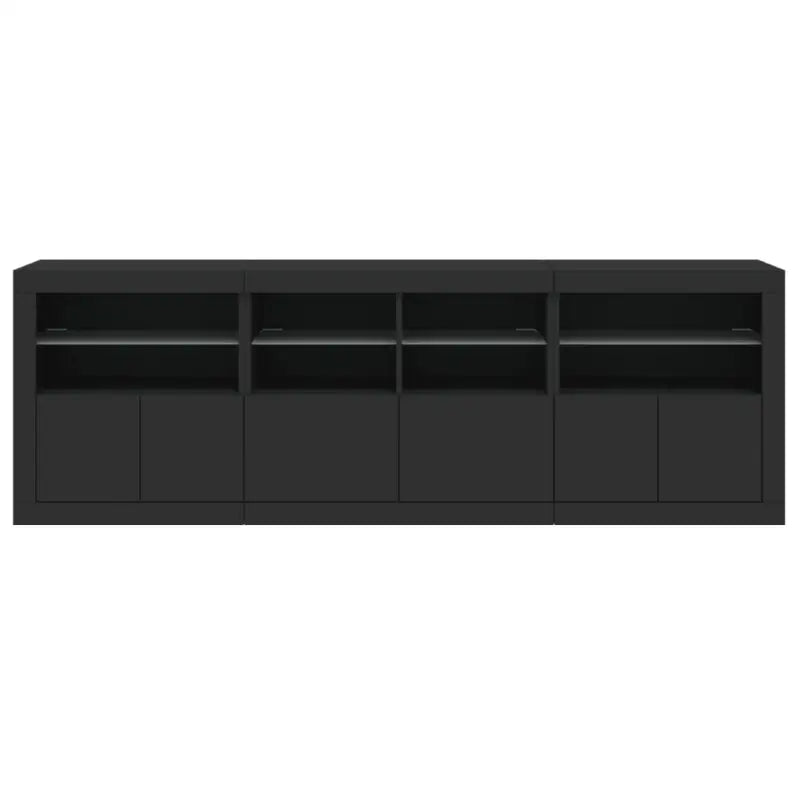 Moderne dressoir met rgb led-verlichting en hoogwaardig bewerkt hout - Dressoirs & buffetkasten