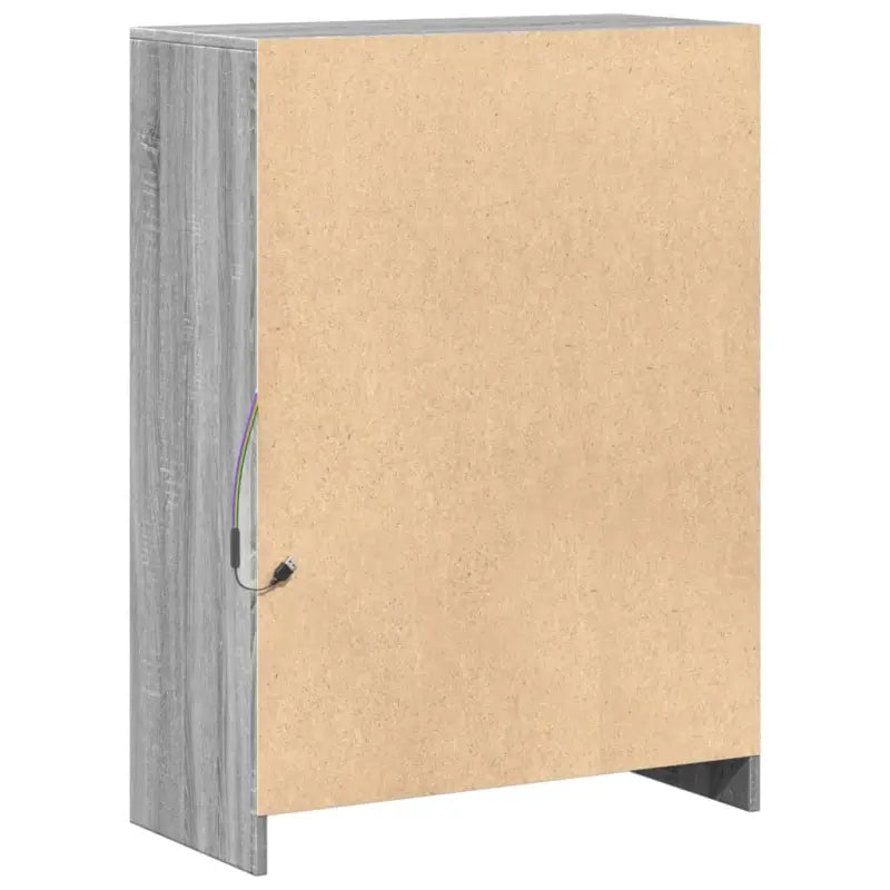 Moderne grijs Sonoma Eiken dressoir met RGB LED-verlichting - Dressoirs & buffetkasten