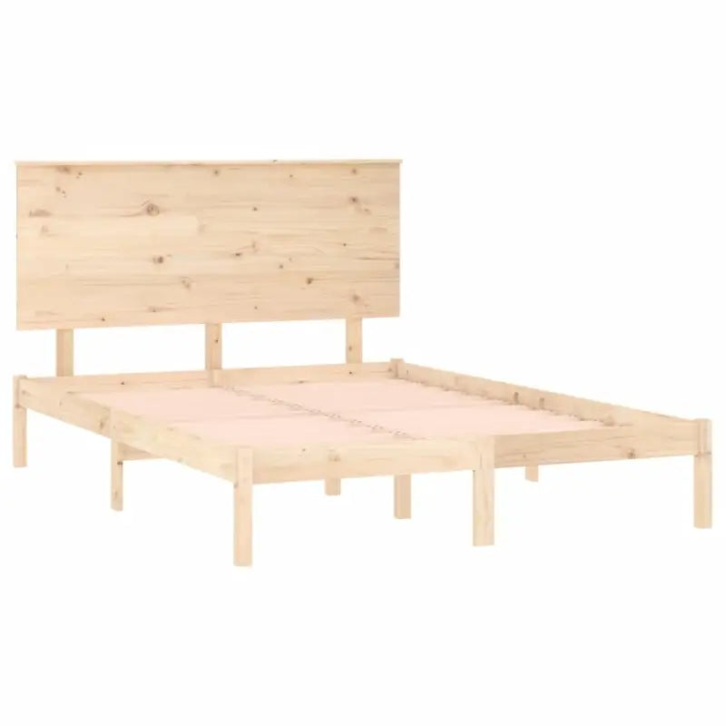 Moderne houten bedframe van massief grenenhout inclusief levering bevat - Bedden & bedframes