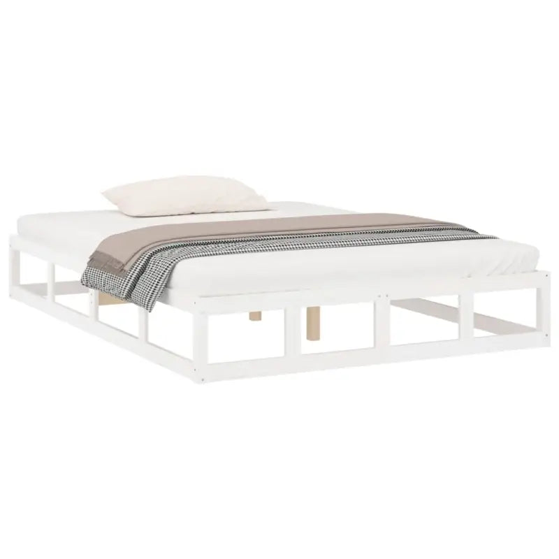 Moderne houten bedframe van massief grenenhout voor een stijlvolle slaapkamer - Bedden & bedframes