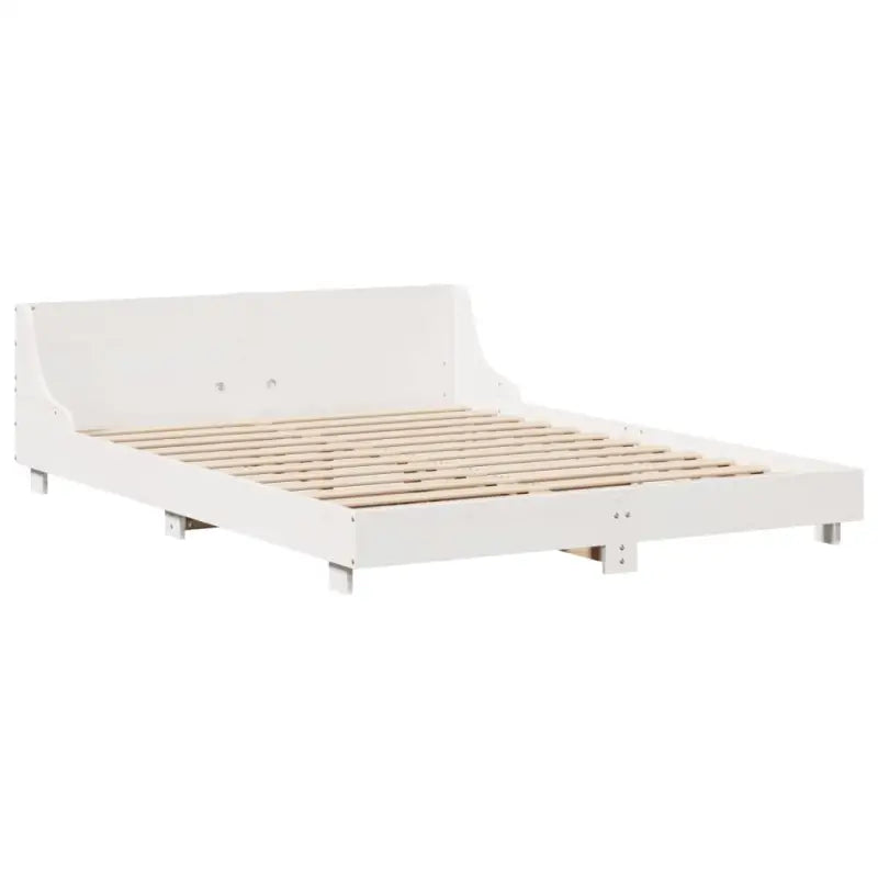 Moderne houten bedframe van massief grenenhout voor een strakke slaapkamer - Bedden & bedframes