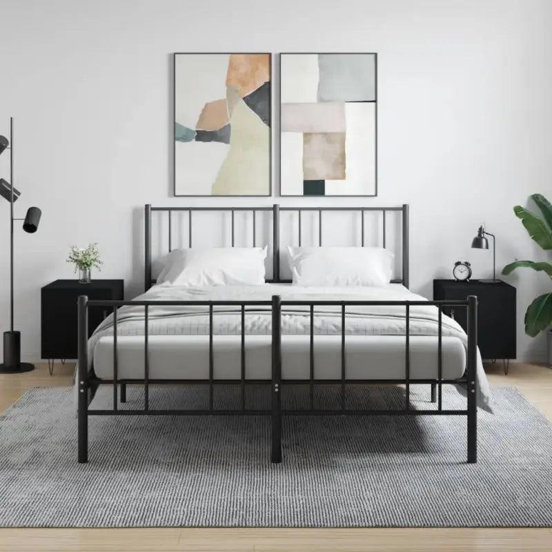 Moderne nachtkastjes van bewerkt hout voor een stijlvolle inrichting - Zwart / 2 - Nachtkastjes