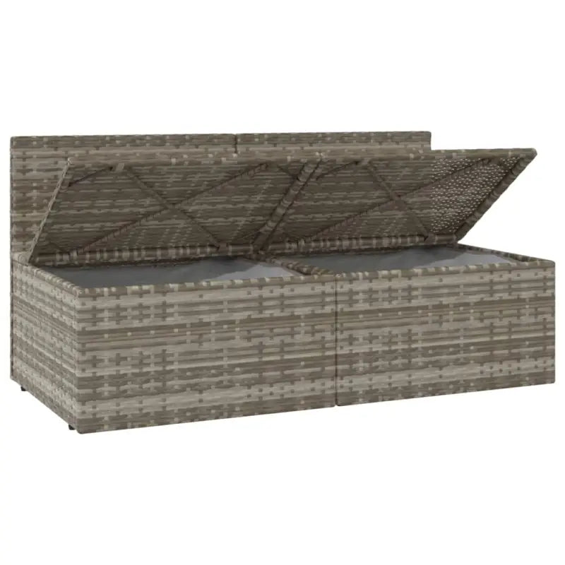 Moderne tuin loungebank met waterdichte zak van poly rattan - Loungebanken