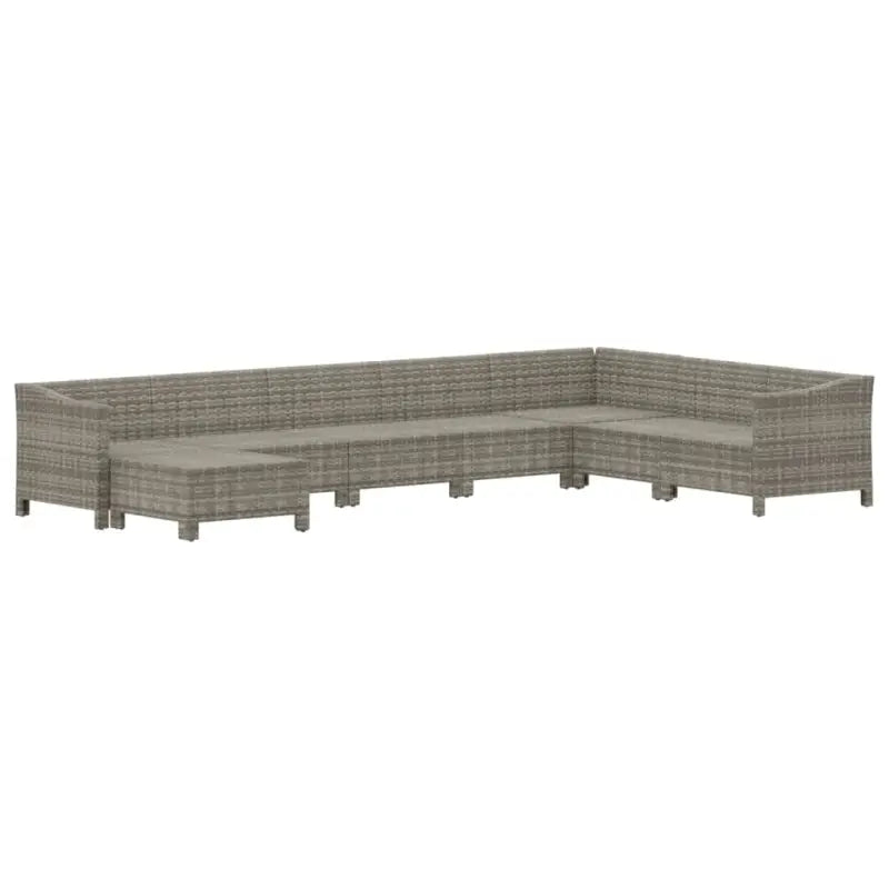 Moderne tuin loungeset met poly rattan en comfortabele afmetingen zitting - Tuinsets