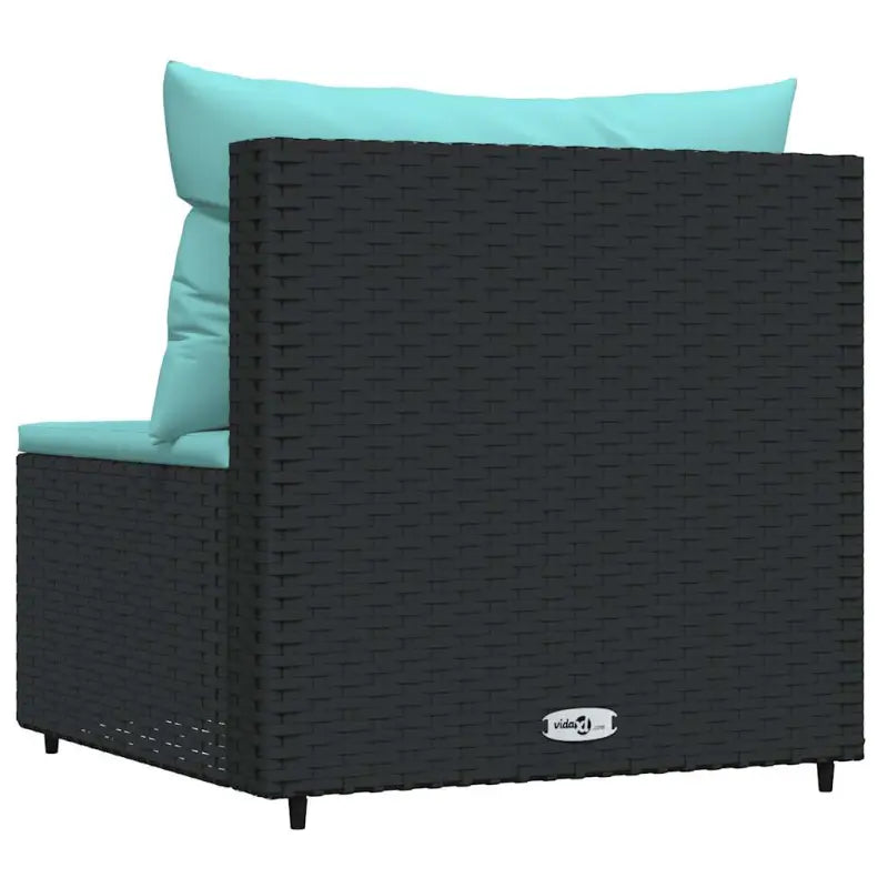 Moderne tuinbank van poly rattan voor dineren en ontspannen - Loungebanken