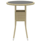 Moderne tuinset met poly rattan en gehard glas voor elke buitenruimte - Tuinsets