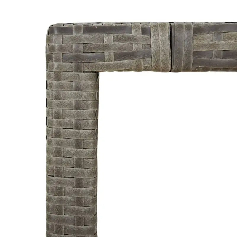 Moderne tuinset met poly rattan en massief acaciahout ontwerp - Tuinsets