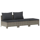 Moderne tuinset van poly rattan met comfortabele afmetingen zitting - Tuinsets